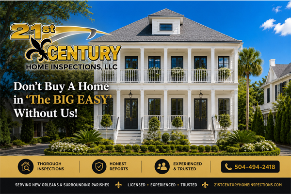 21st Century Home Inspections website design New Orleans Louisiana
