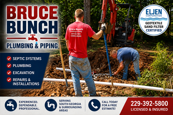 Bruce Bunch Plumbing website design Columbus, Georgia