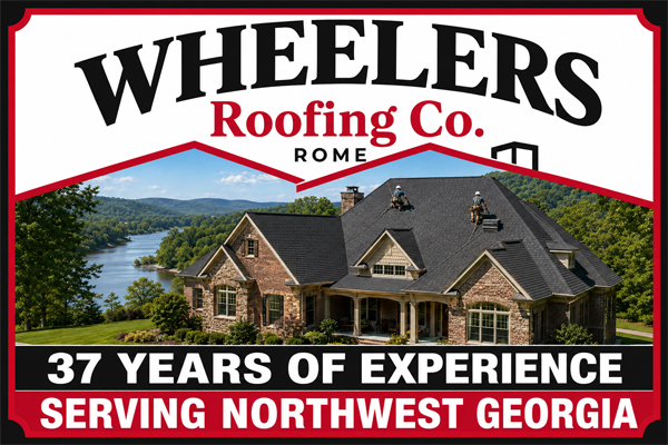 Wheelers Roofing website design Rome, Georgia